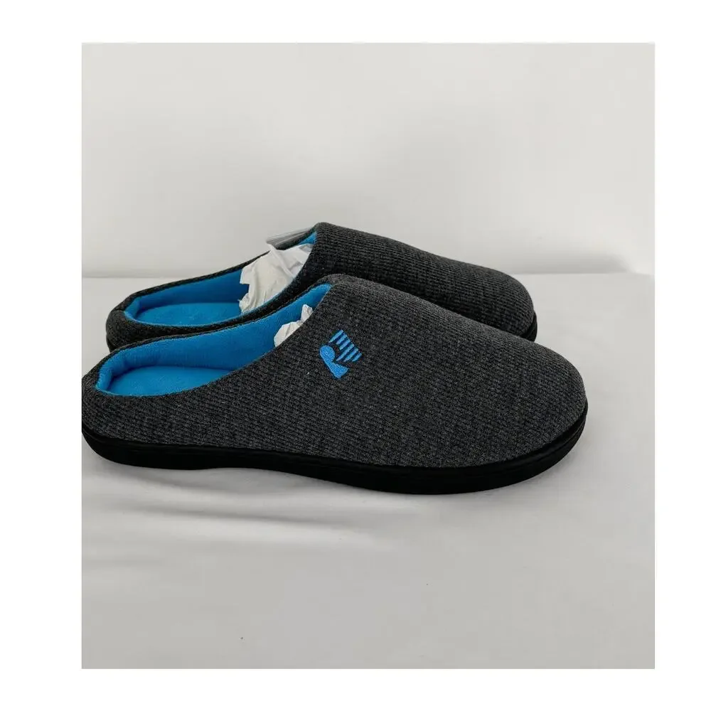 Rock Dove Mens Original Two-Tone Memory Foam Slipper House Shoe Size 10.5 New
